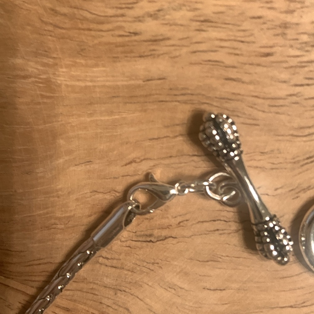 NWOT DaVinci Silver Charm Bracelet with Four Charms - Picture 8 of 14